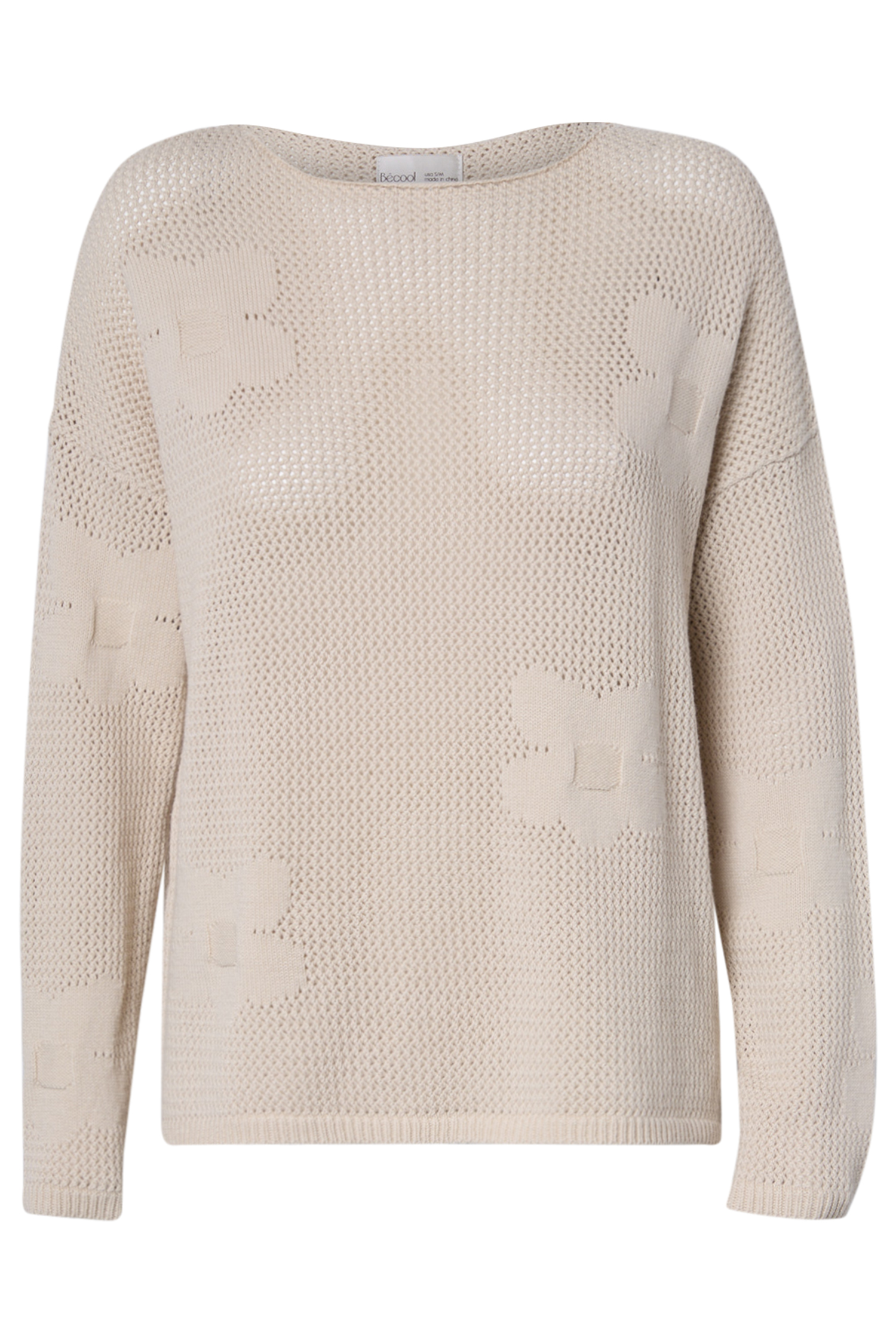 Flower Knit Pullover