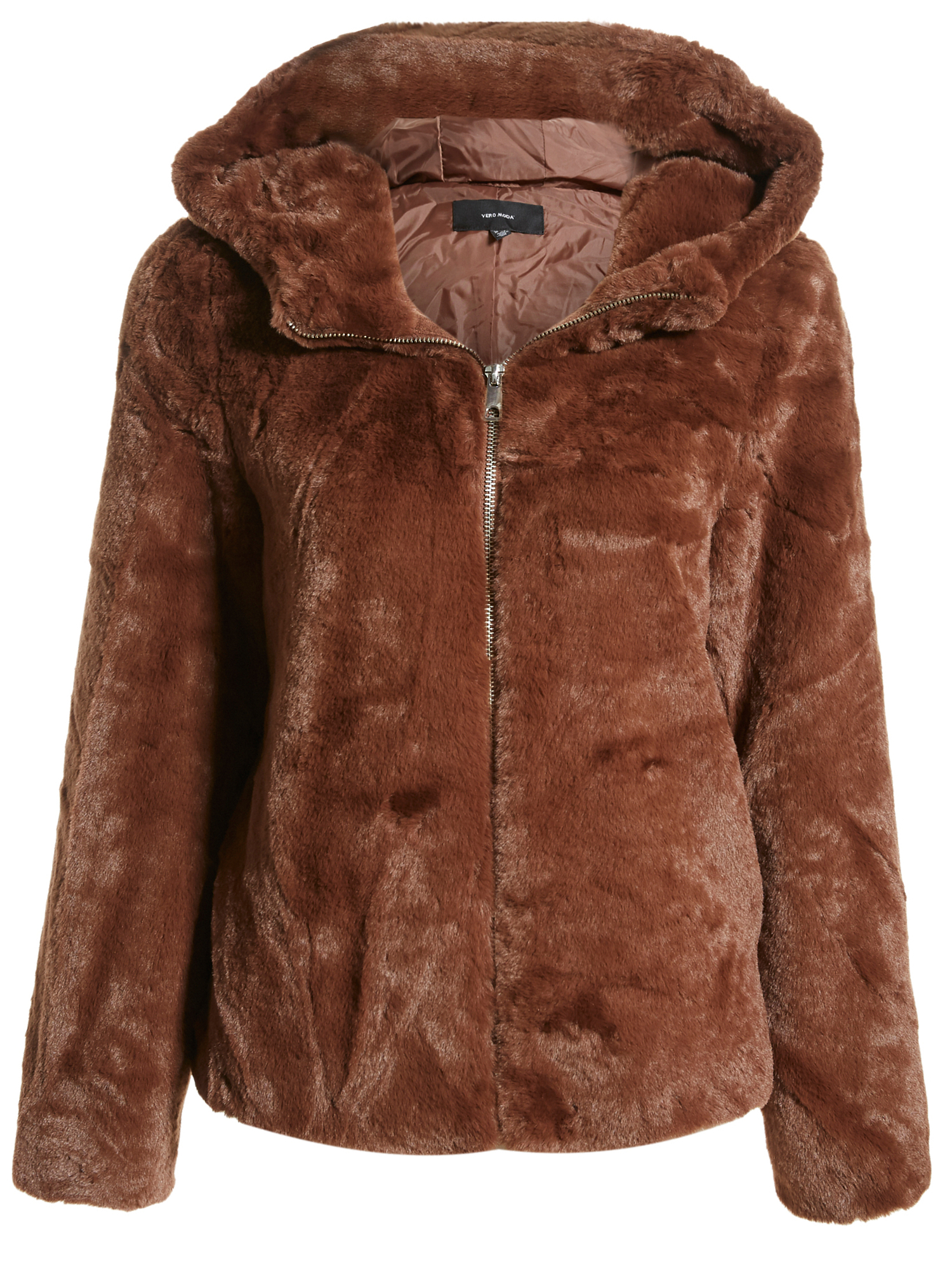 Faux Fur Hooded Jacket