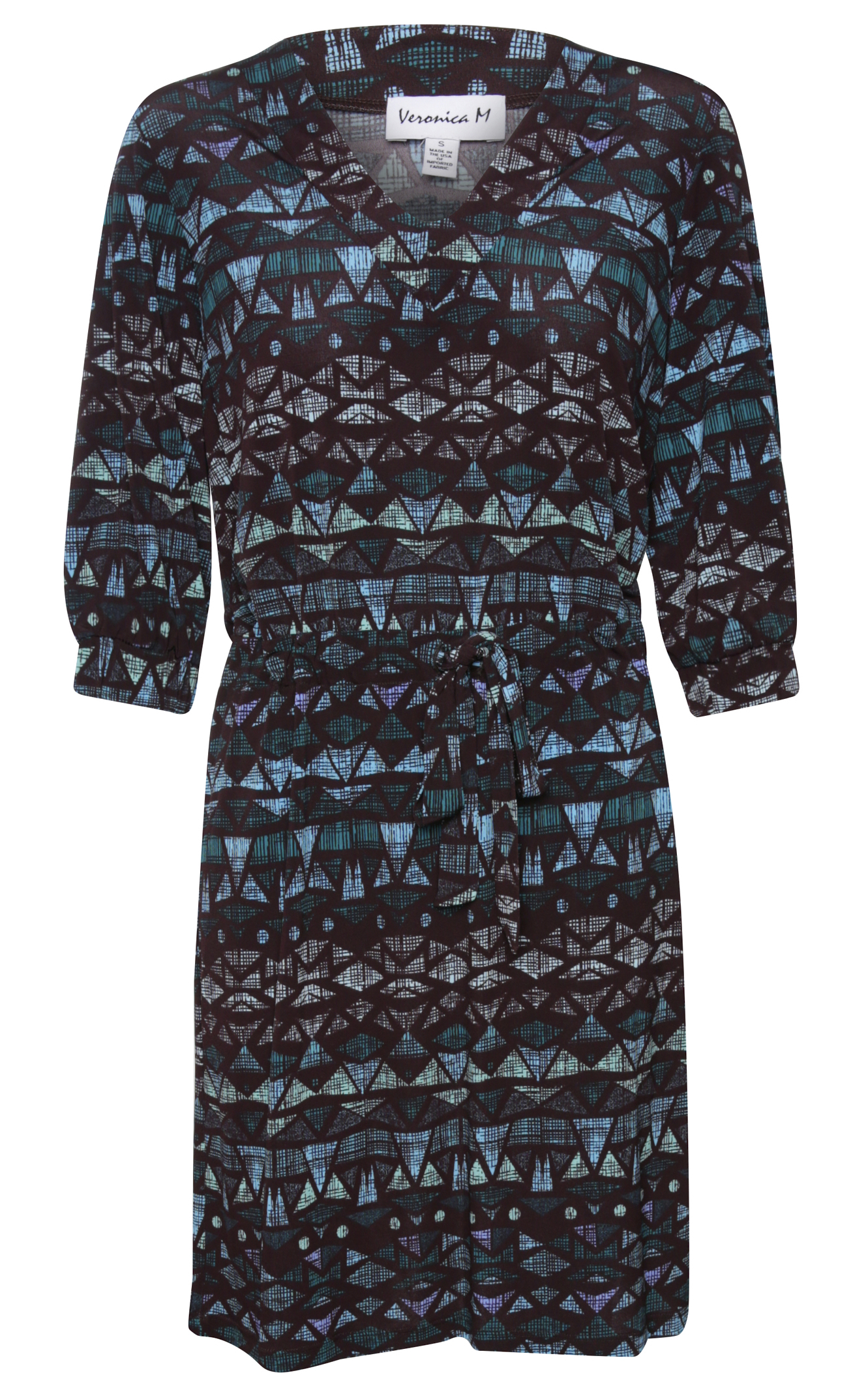 Veronica M Geo Print Dress