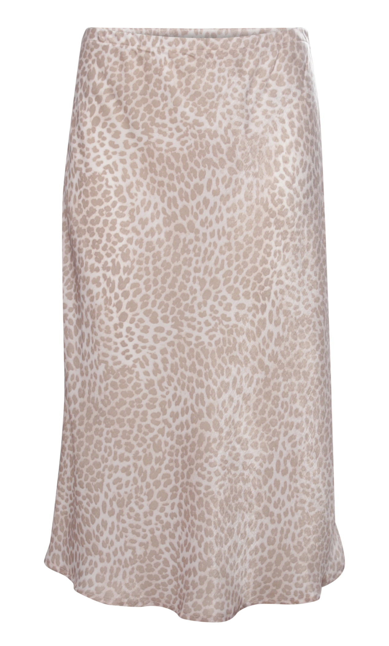 Leopard Print Midi Skirt