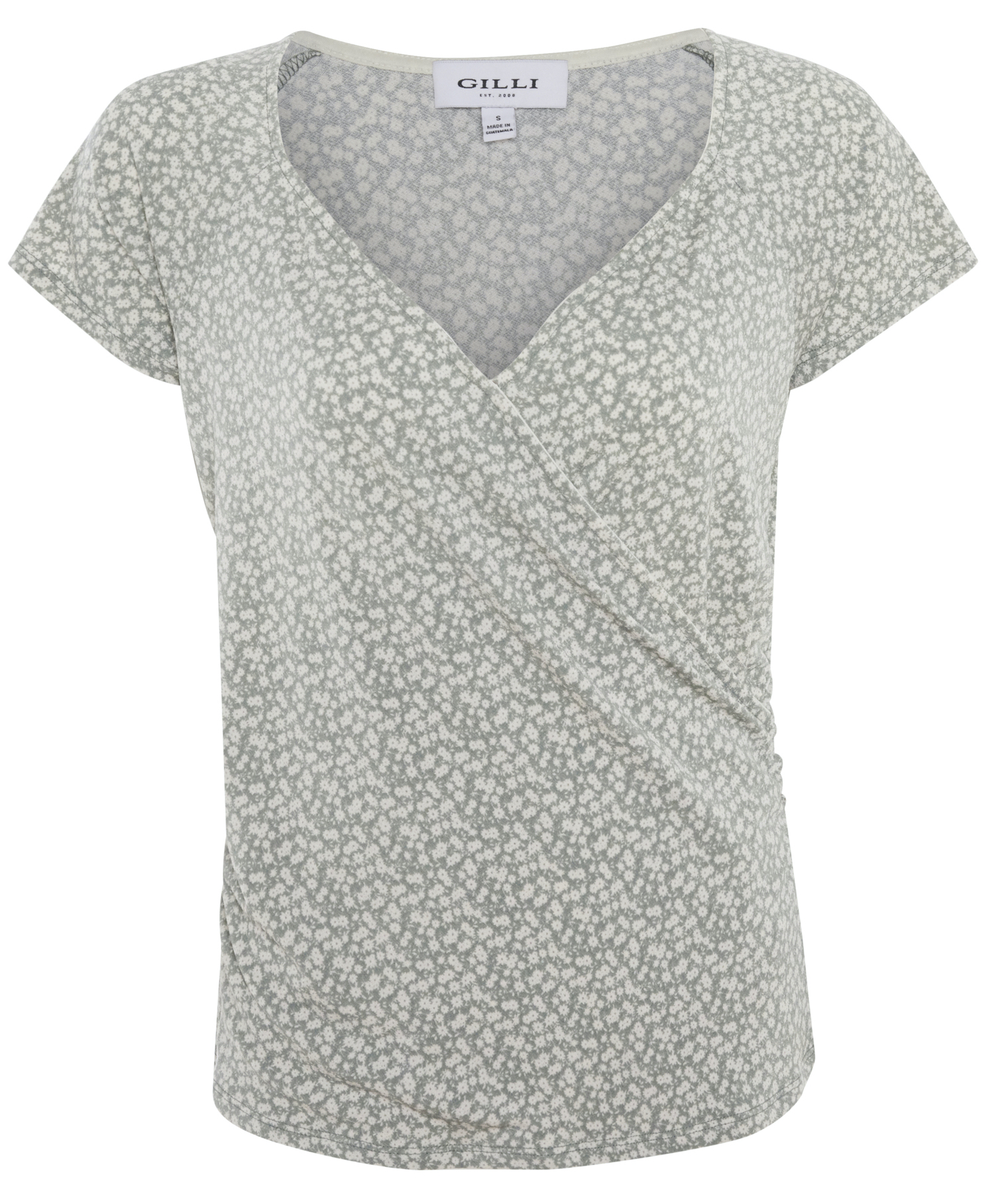 Short Sleeve Surplice Top