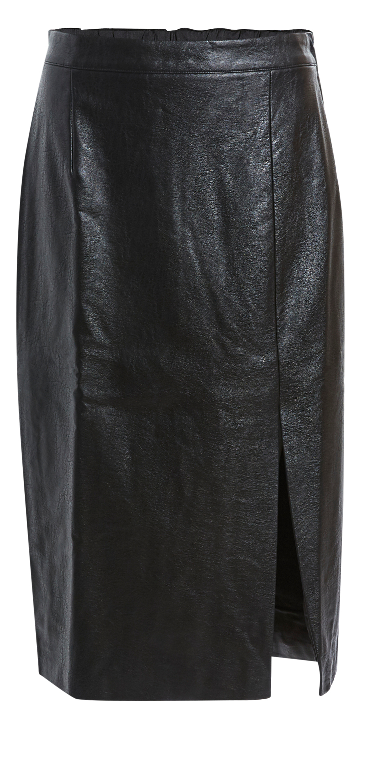 Faux Leather Pencil Skirt