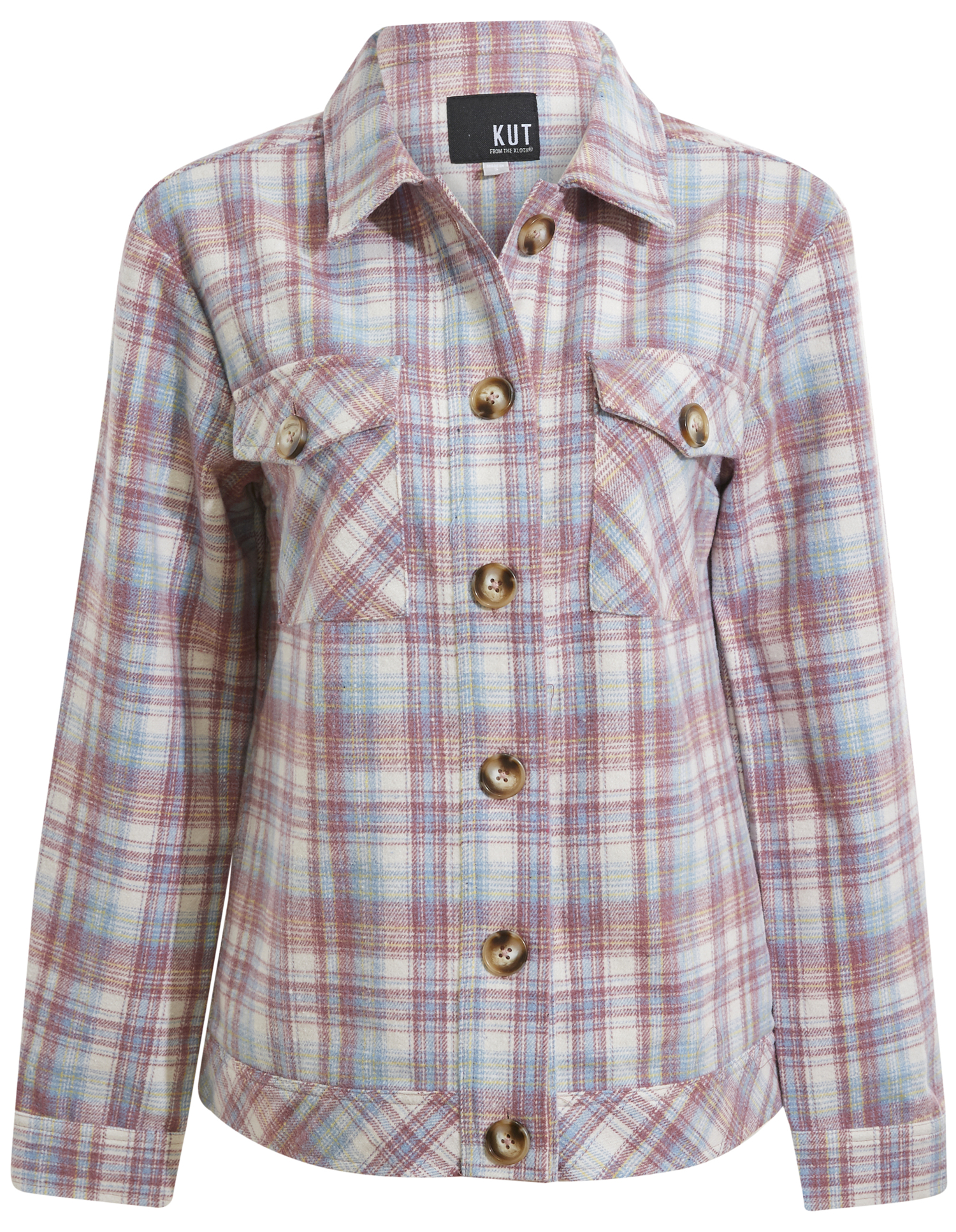 KUT from the Kloth Plaid Shirt Jacket