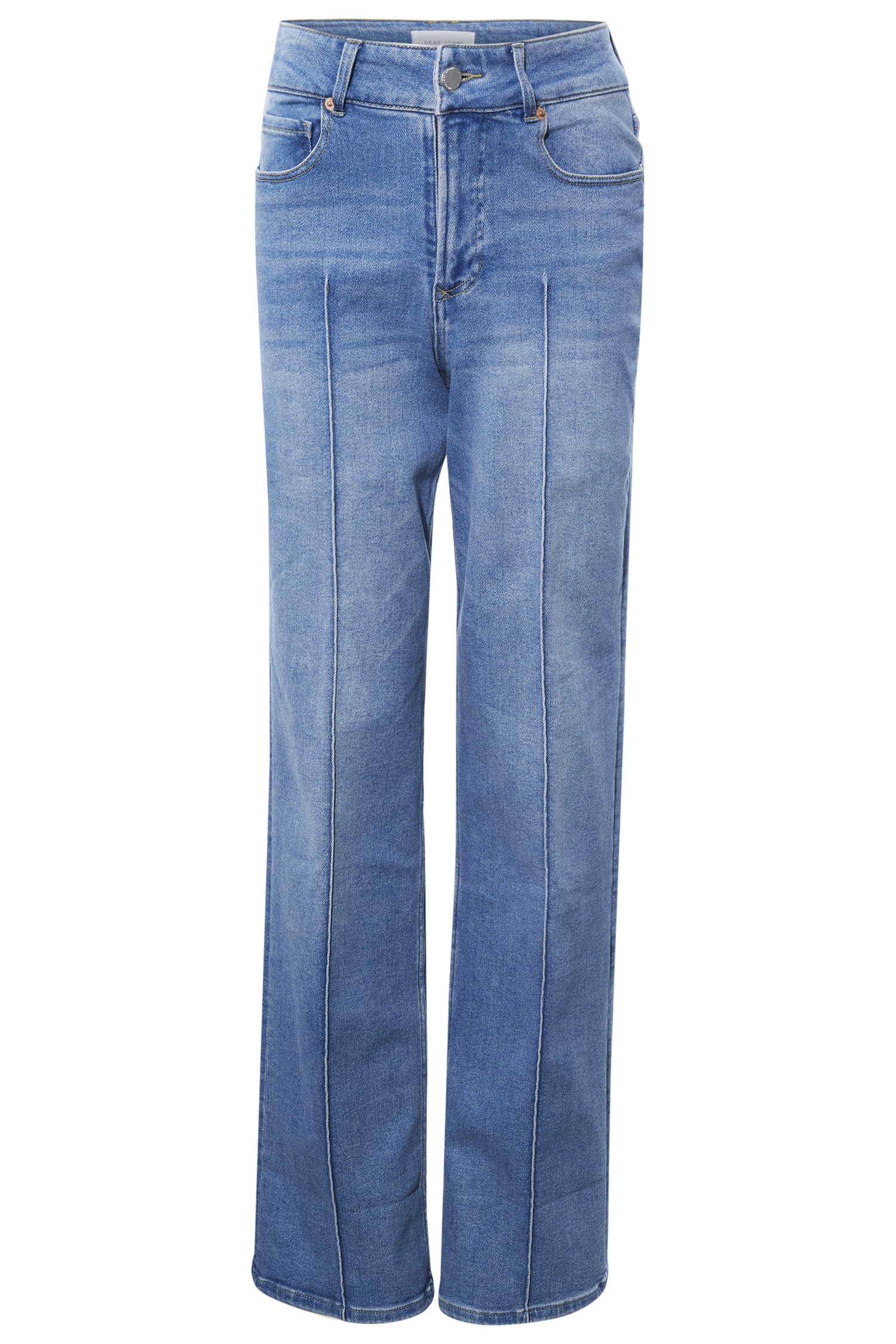 Dear John High Rise Pintuck Straight Jean