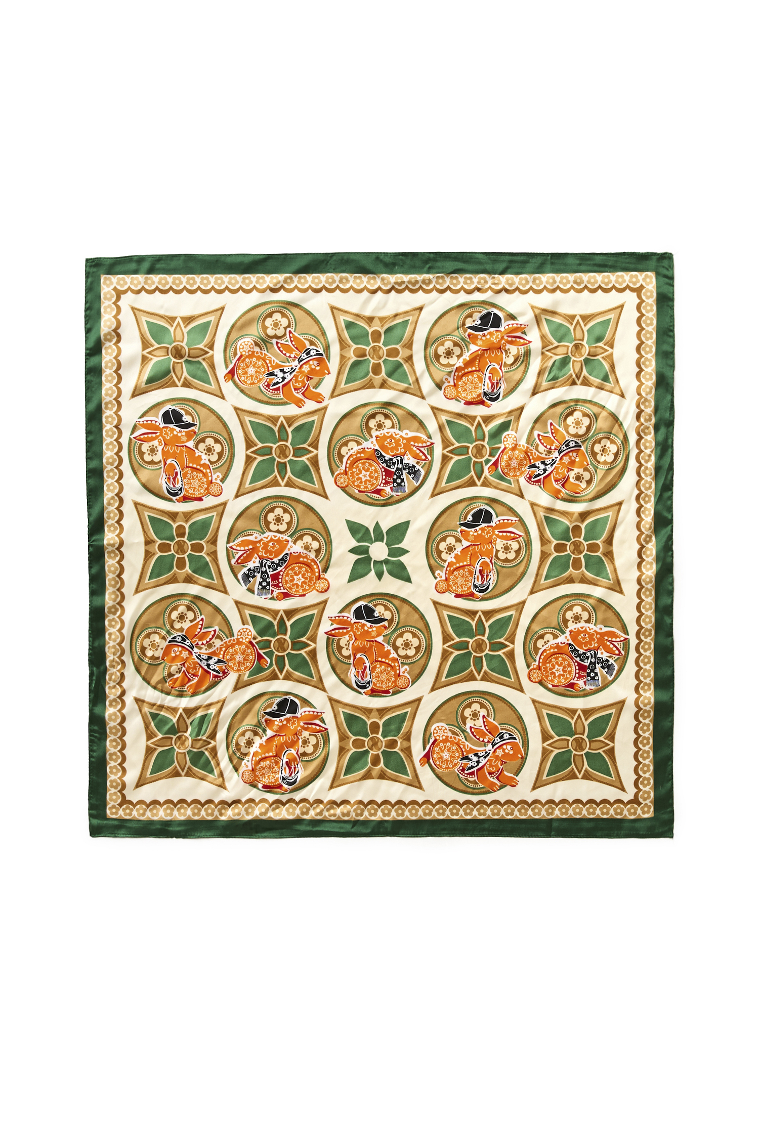 Vintage Style Floral Scarf