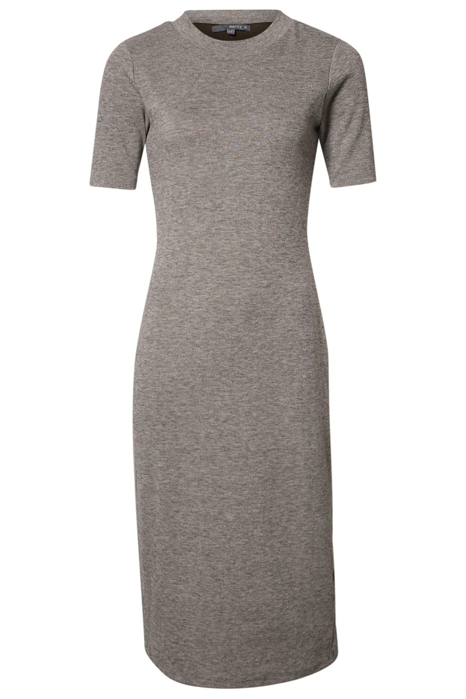 Midi Short Sleeve Knit Dres