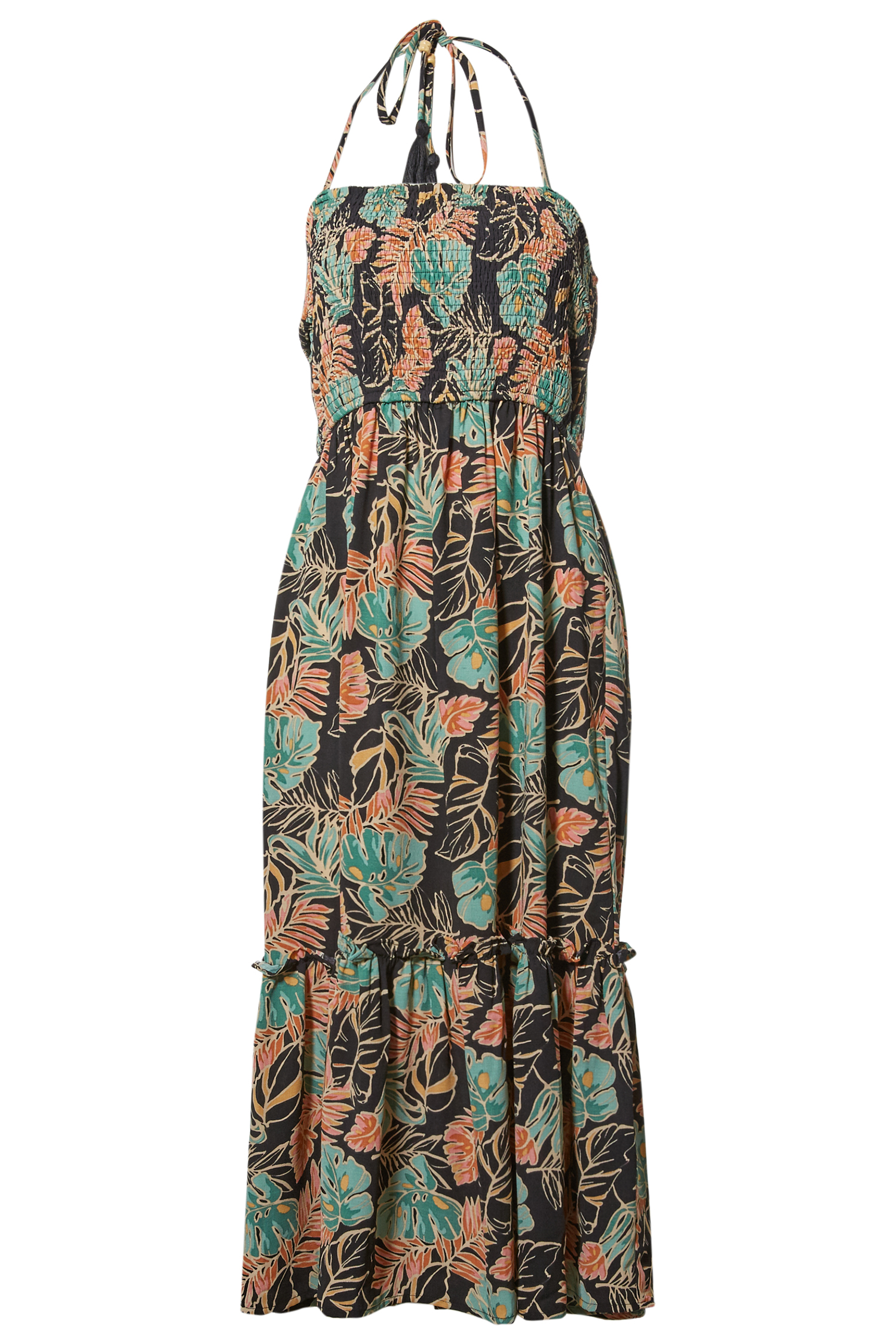 Tropical Halter Dress