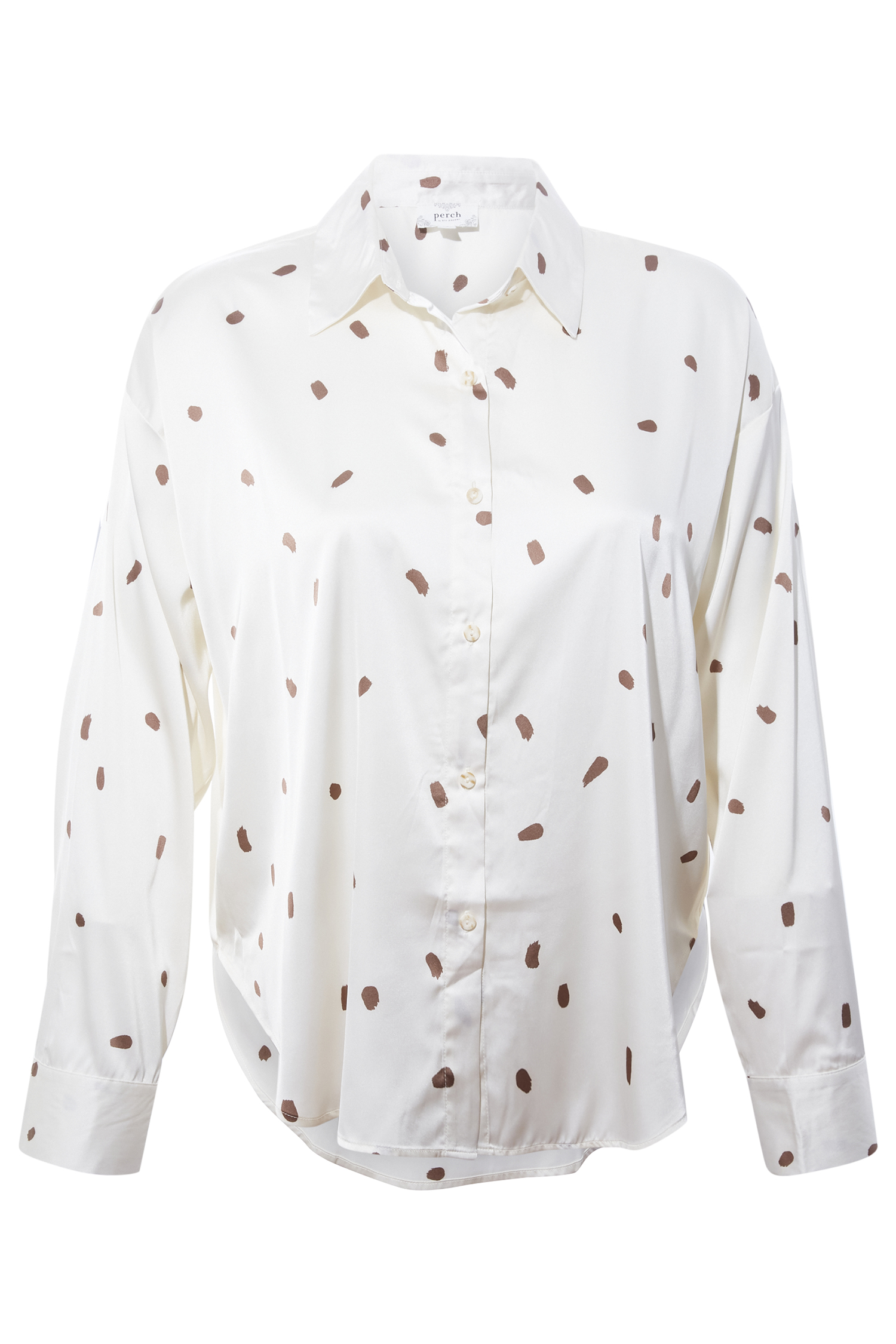 Polka Dot Button Up Top