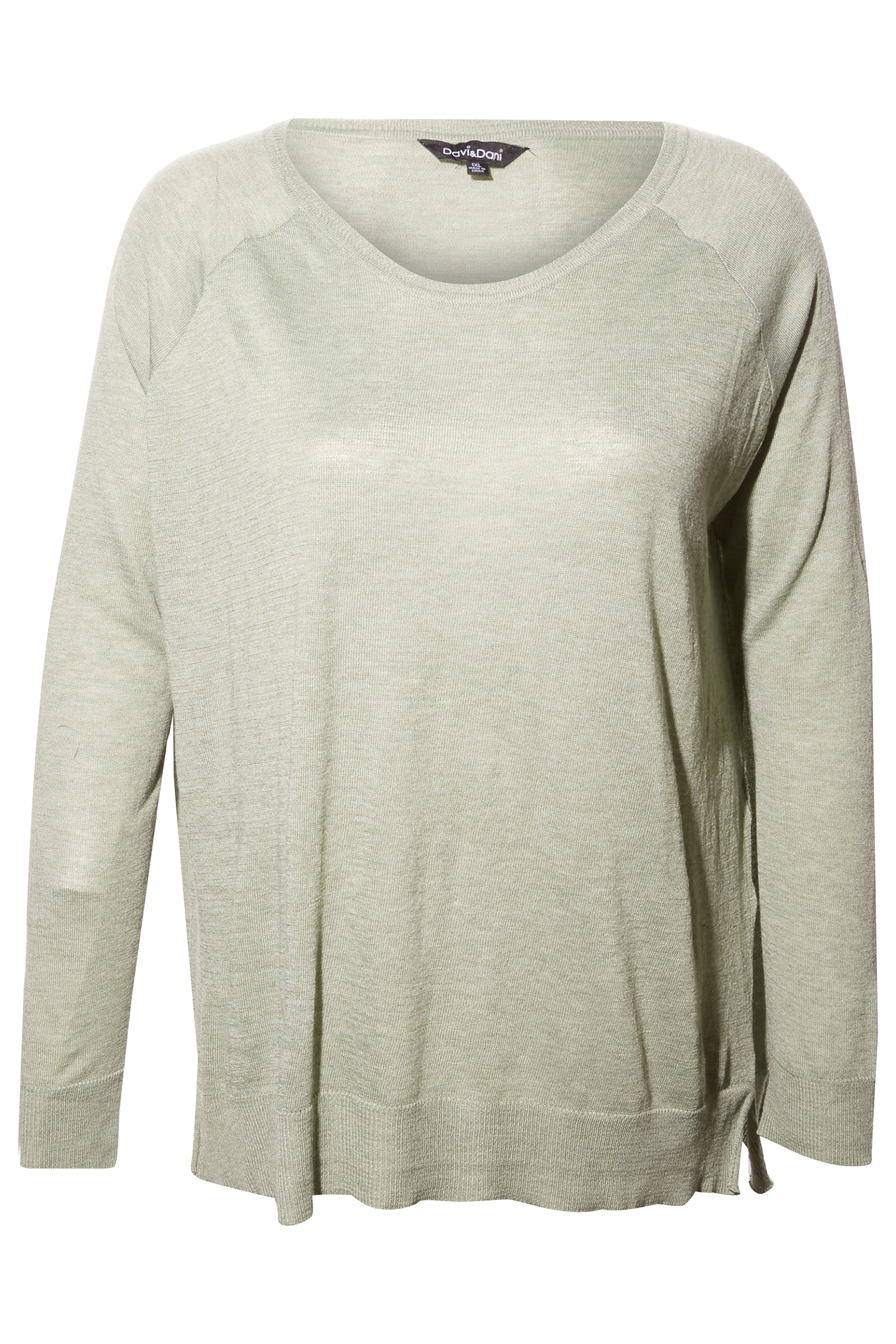 Long Sleeve Marled Top