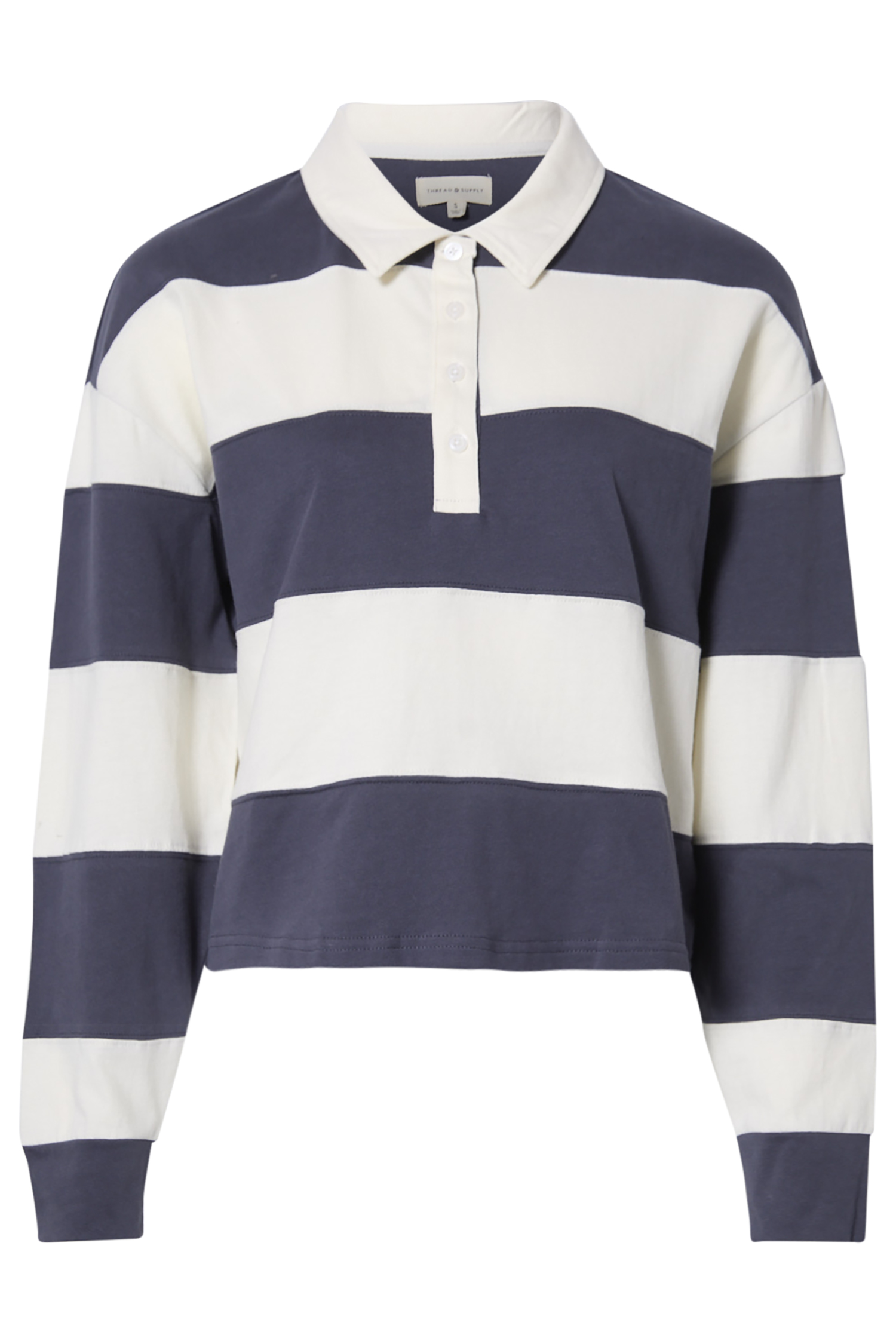 Thread & Supply Collared Striped Shirt