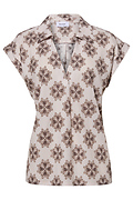 V-Neck Floral Blouse