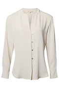 Button Front V-Neck