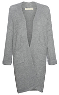 Long Cardigan With Outer Pockets