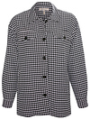 BCBGeneration Woven Houndstooth Long Jacket