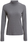 Mock Neck Long Sleeve Top