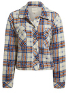 Thread & Supply Fluffy Plaid Jacket