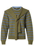 Wit & Wisdom Twofer Striped Sweater