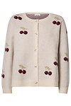 Printed Cherries Cardigan