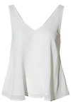 V Neck Chiffon Tank