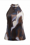 Satin Sleeveless Blouse