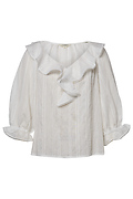 Ruffled Front Blouse